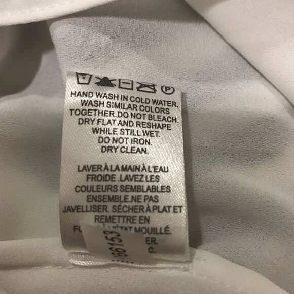 Striped V-Neck Sweater - Black and White - Picture 7 of 9